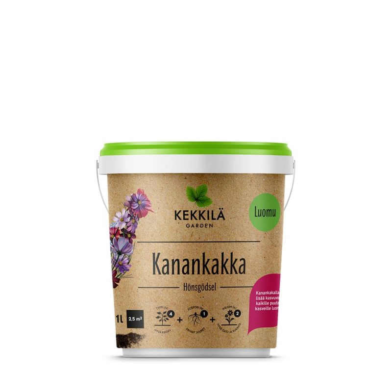 Kekkilä Kanankakka 1 kg pakkaus