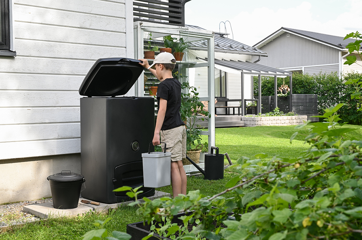 Kompostorin valinta ja sijoittaminen