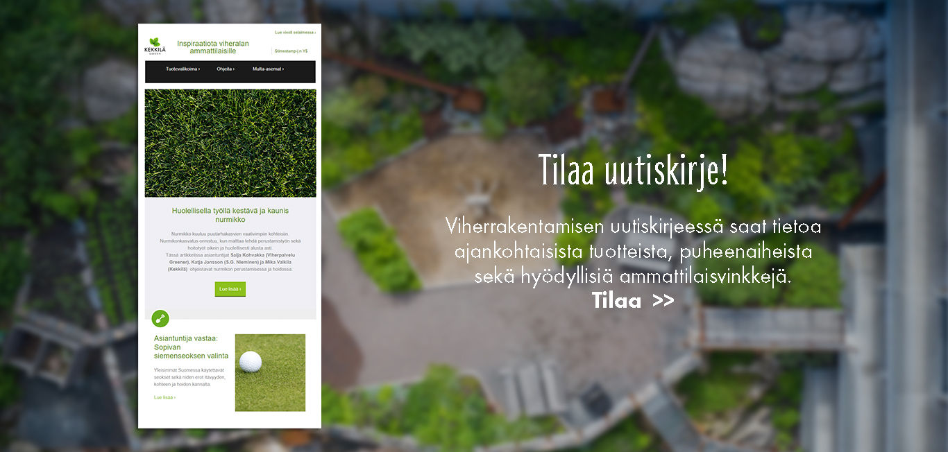 Tilaa viherrakentamisen uutiskirje 1366x652