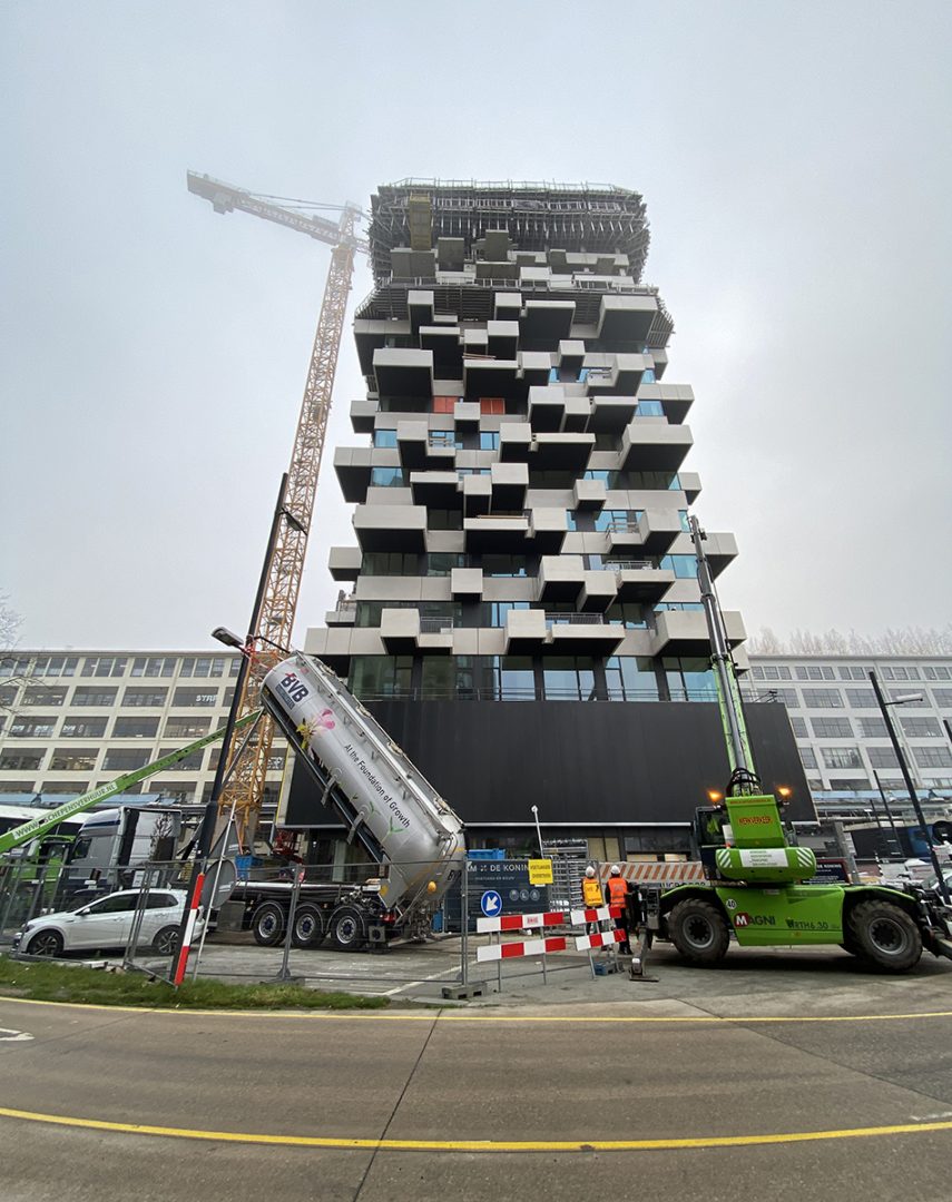 Trudo towerin seinät vihertyvät pian