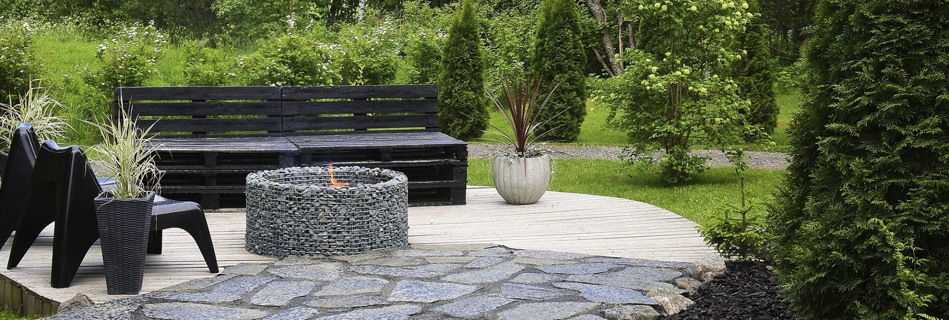 Helppohoitoinen ja viimeistelty piha