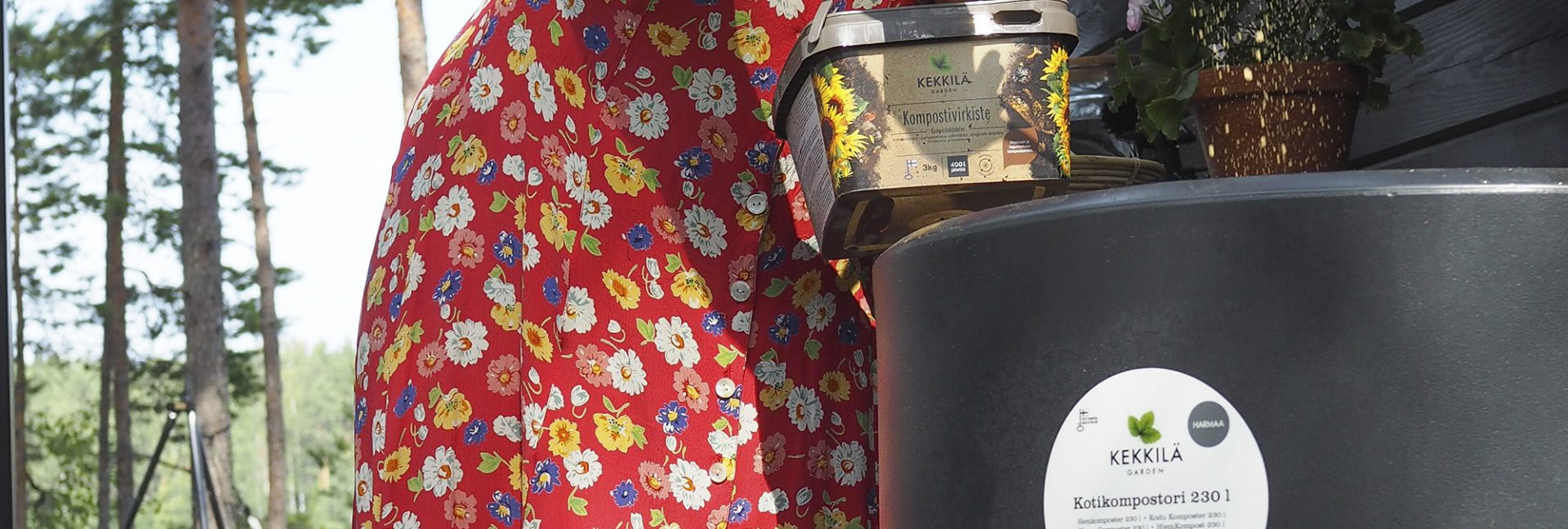 Kompostoi biojätteet myös mökillä