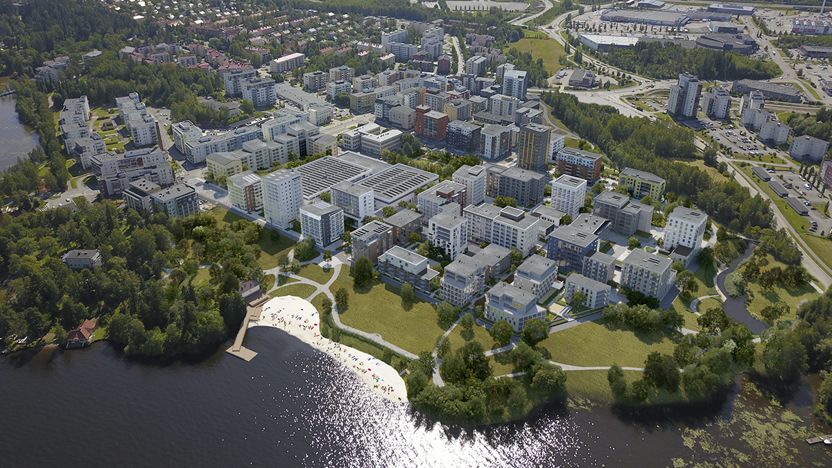 Slow landscape muovaa maisemaa Tampereen Härmälänojassa