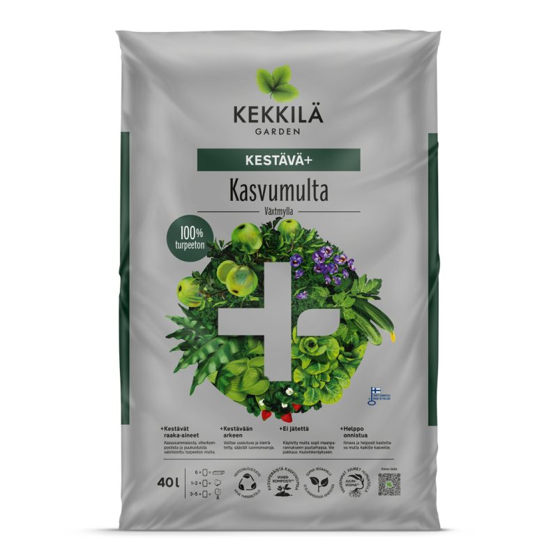 Kasvumulta Kestävä+, pakkauskoko 40 litraa