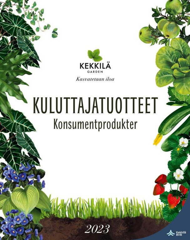 899017_Kekkila_Garden_Kuluttajatuote-esite_suomi_2023kansi katalogi 2023 kansi