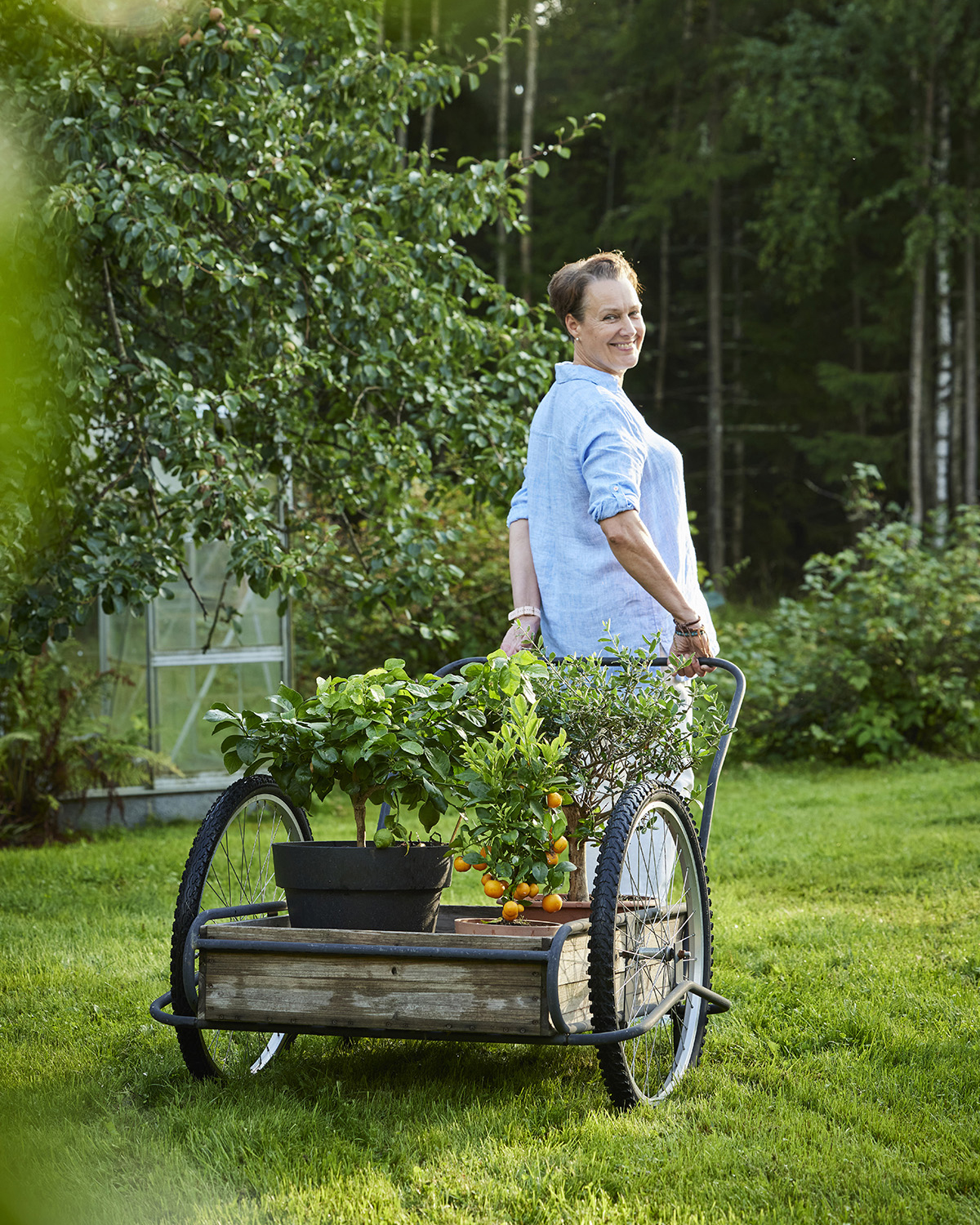 Raila tykkää sitruksissa erityisesti siitä, että kasvit tuottavat hedelmiä ja ovat kivannäköisiä.