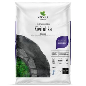 Kivituhka tummanharmaa