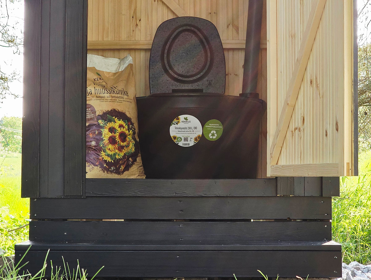 Uusi aika, uudet huussit – Kekkilä Tehokäymälä käytössä