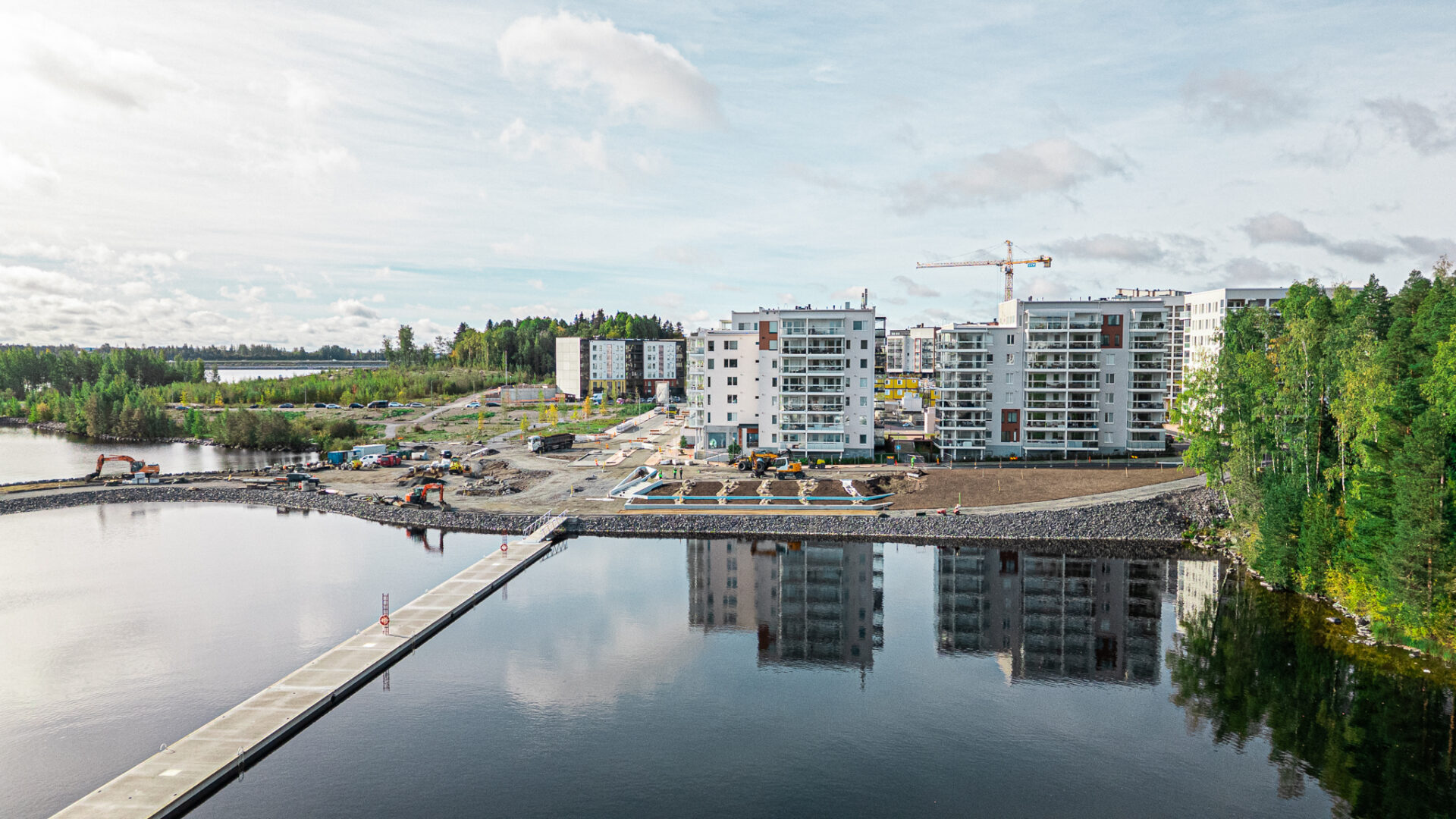 Rakennettu, mutta vihreä Niemenranta