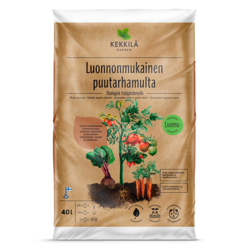 Luonnonmukainen Puutarhamulta